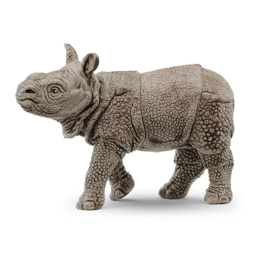 Schleich Animales y Dinosaurios Bebé Rinoceronte indio coleccionable - Schleich SCH14860