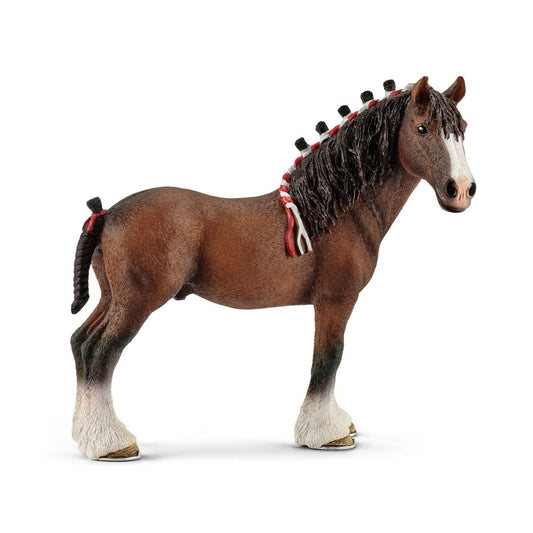 Schleich Animales y Dinosaurios Caballo semental clydesdale coleccionable - Schleich SCH13808