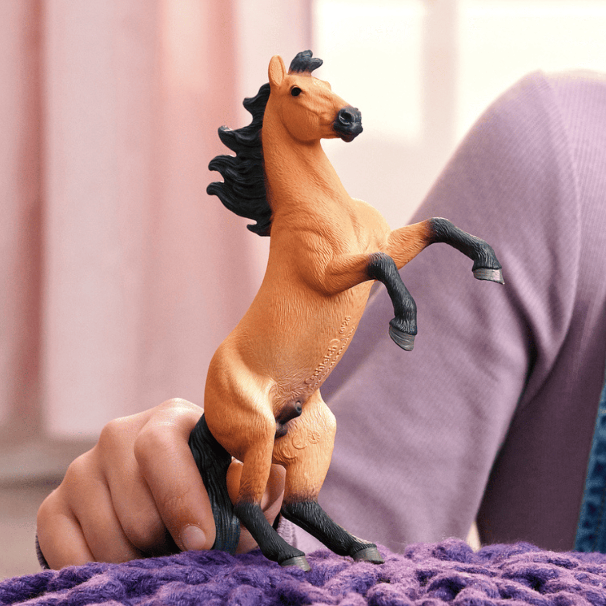 Schleich Animales y Dinosaurios Caballo Semental Mustang coleccionable Horse Club - Schleich SCH14921
