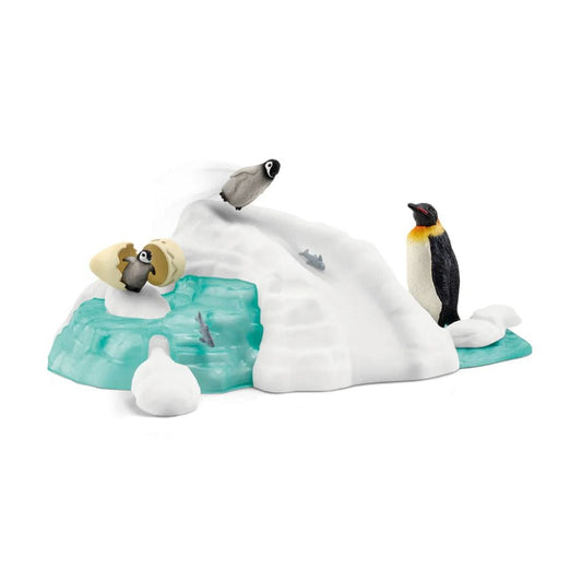 Schleich Animales y Dinosaurios Diversión familiar con pingüinos coleccionable Wild Life - Schleich SCH42661
