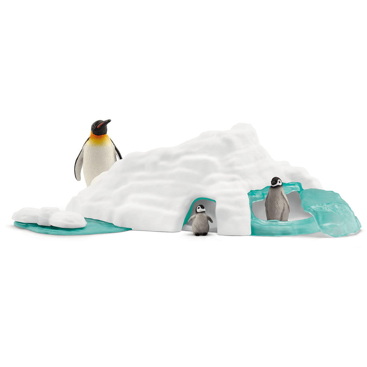 Schleich Animales y Dinosaurios Diversión familiar con pingüinos coleccionable Wild Life - Schleich SCH42661