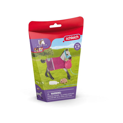 Schleich Animales y Dinosaurios Divirtiéndonos con el potro coleccionable Horse Club - Schleich SCH42534