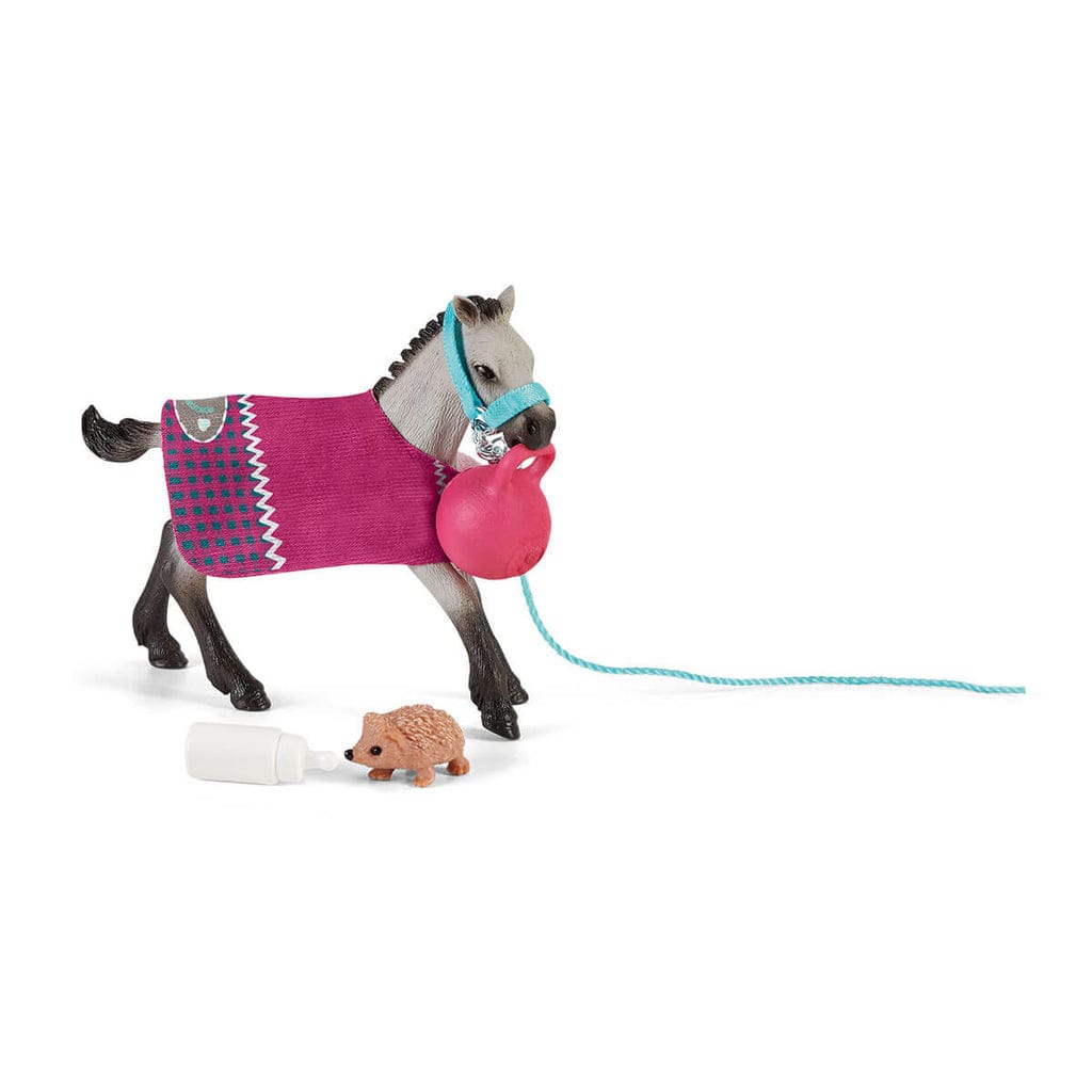 Schleich Animales y Dinosaurios Divirtiéndonos con el potro coleccionable Horse Club - Schleich SCH42534