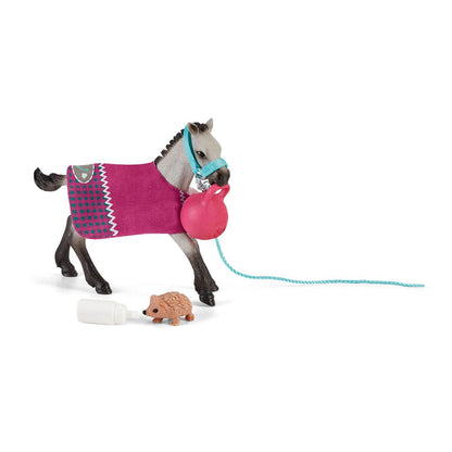 Schleich Animales y Dinosaurios Divirtiéndonos con el potro coleccionable Horse Club - Schleich SCH42534