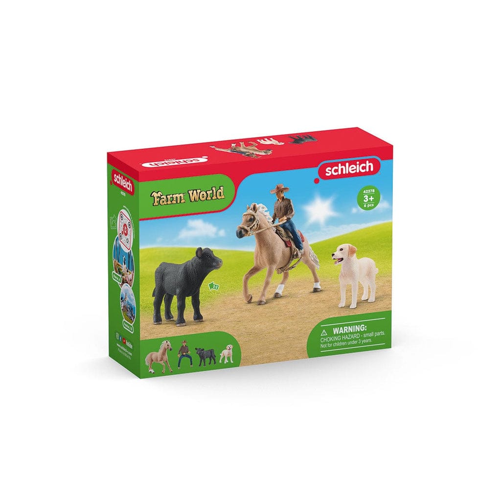 Schleich Animales y Dinosaurios Equitación del Oeste coleccionable Farm world - Schleich SCH42578