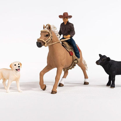 Schleich Animales y Dinosaurios Equitación del Oeste coleccionable Farm world - Schleich SCH42578