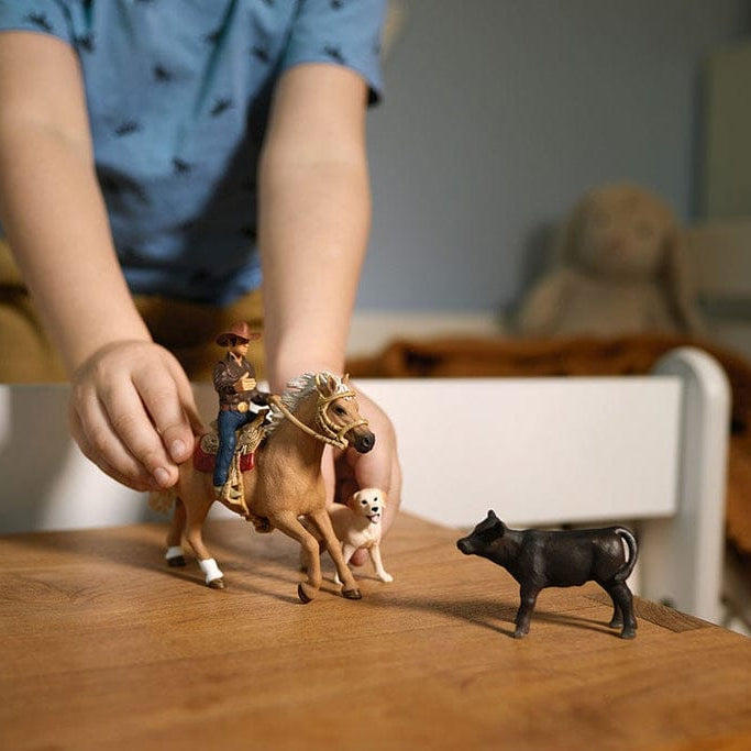 Schleich Animales y Dinosaurios Equitación del Oeste coleccionable Farm world - Schleich SCH42578