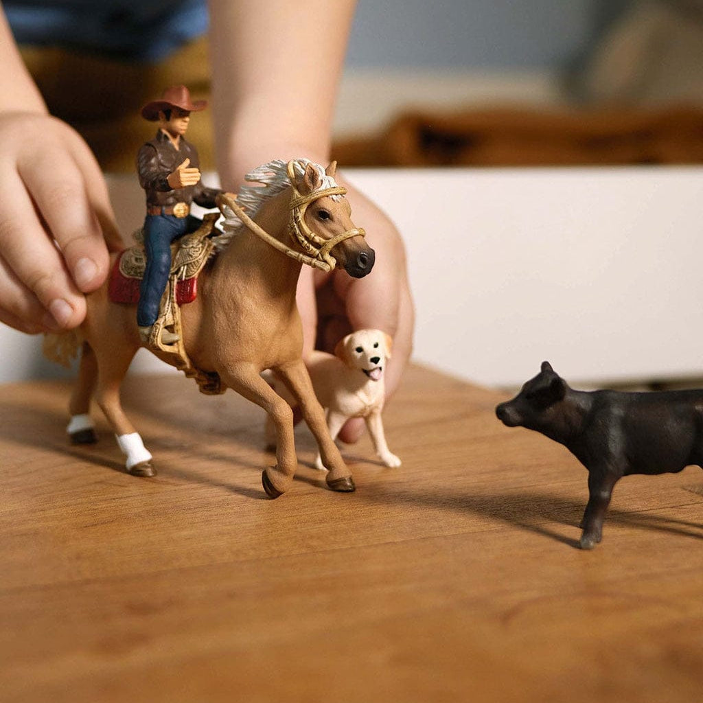 Schleich Animales y Dinosaurios Equitación del Oeste coleccionable Farm world - Schleich SCH42578
