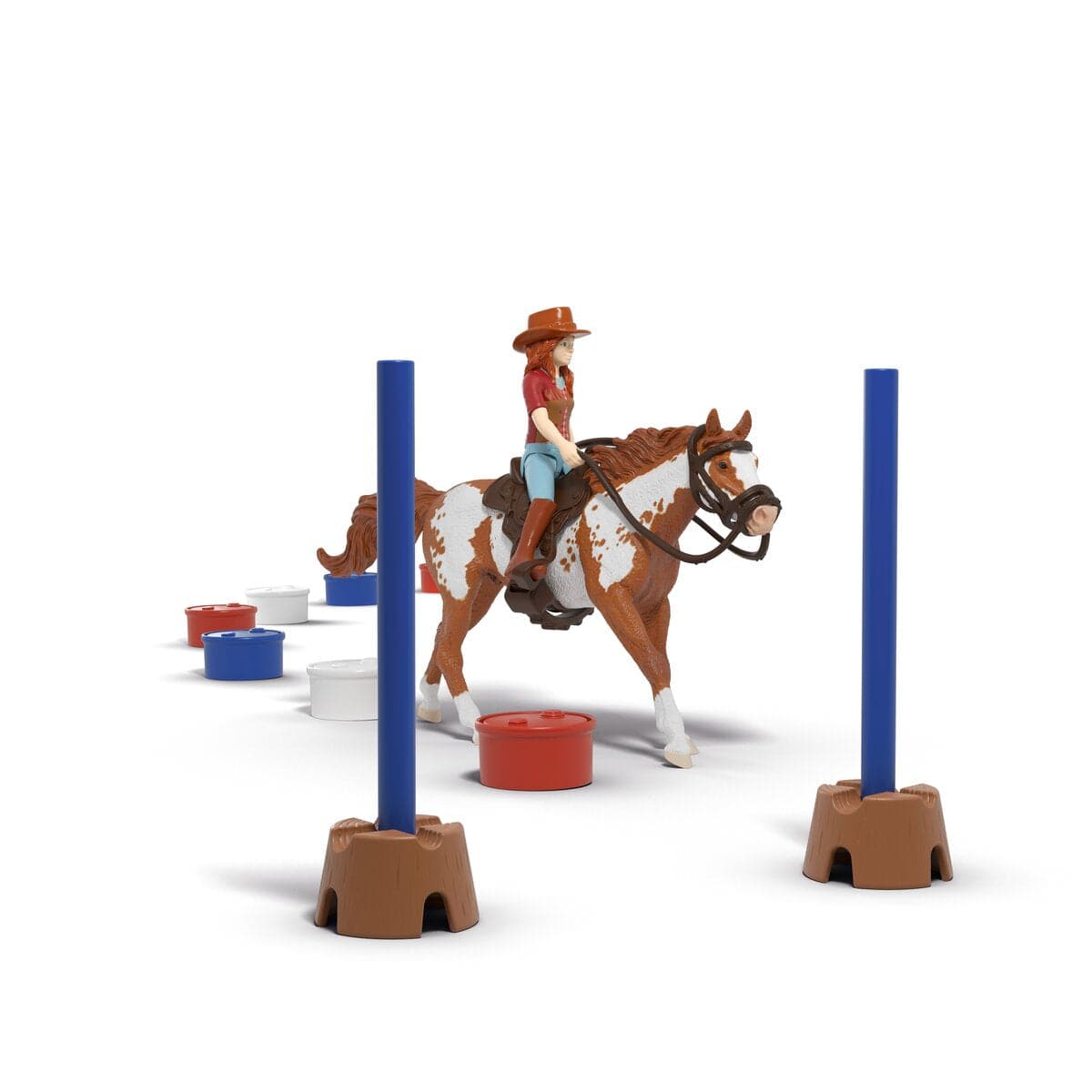 Schleich Animales y Dinosaurios La aventura en el oeste de Hannah coleccionable Horse Club - Schleich SCH42775