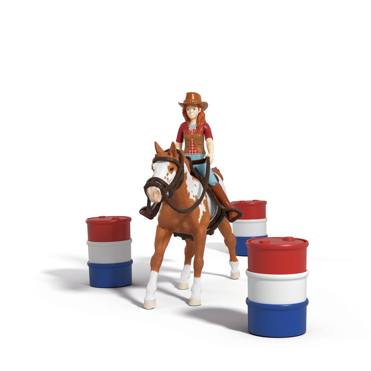 Schleich Animales y Dinosaurios La aventura en el oeste de Hannah coleccionable Horse Club - Schleich SCH42775