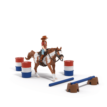 Schleich Animales y Dinosaurios La aventura en el oeste de Hannah coleccionable Horse Club - Schleich SCH42775