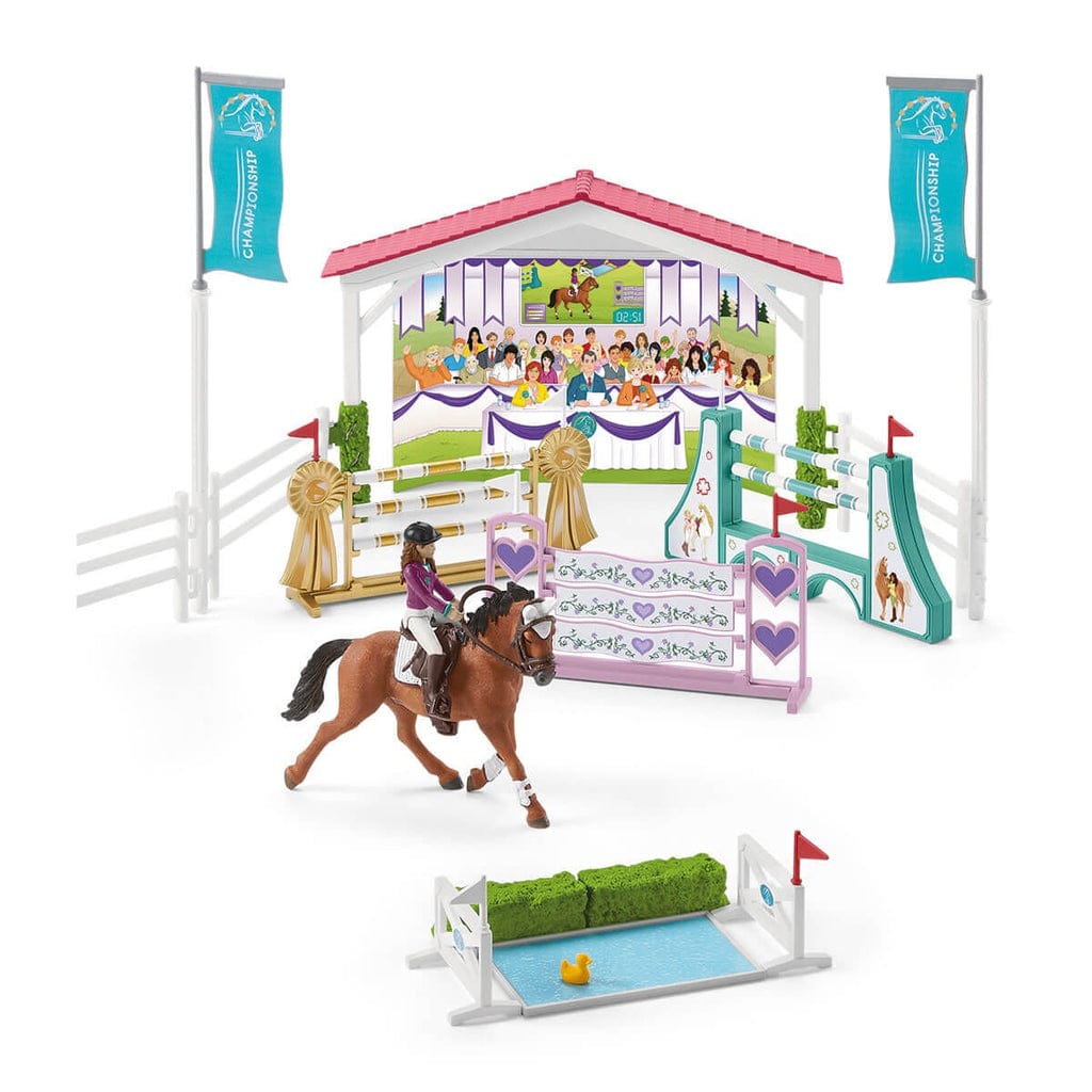 Schleich Animales y Dinosaurios Set de competencia amistosa del Club de Caballos - Schleich SCH42440