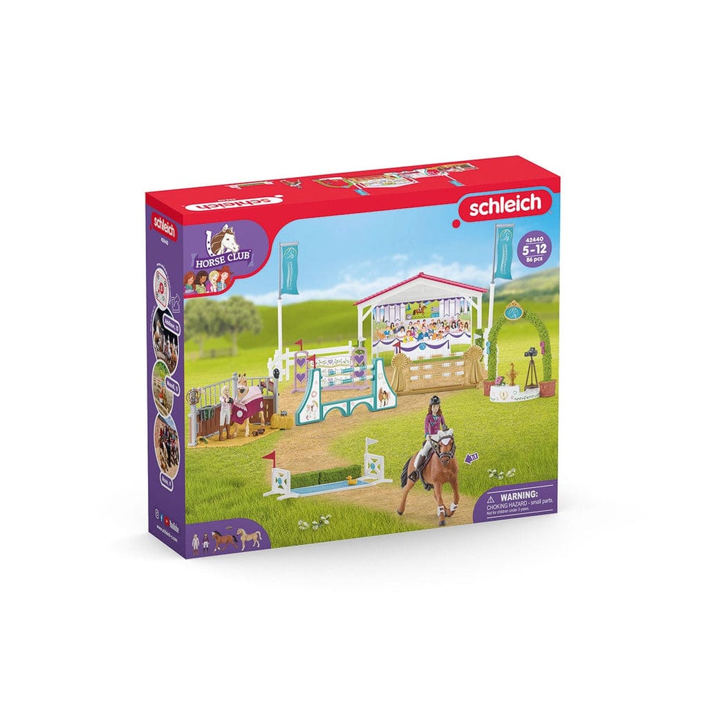 Schleich Animales y Dinosaurios Set de competencia amistosa del Club de Caballos - Schleich SCH42440