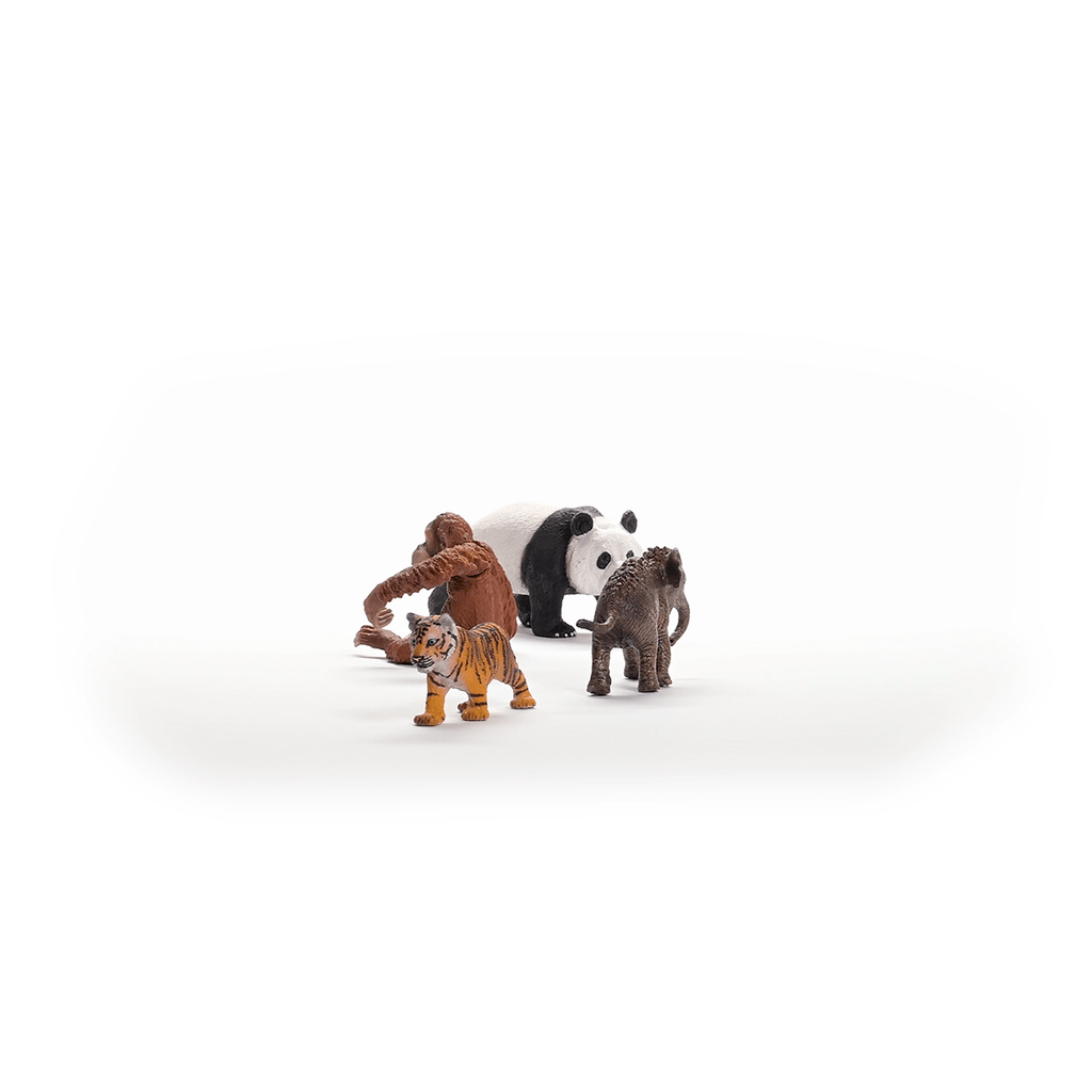 Schleich Animales y Dinosaurios Set de inicio de vida silvestre asiática coleccionable - Schleich SCH42736