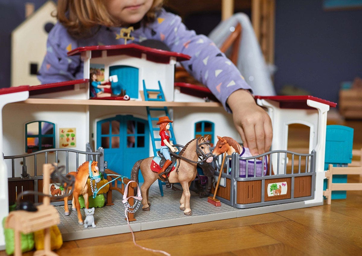Schleich Animales y Dinosaurios Set de la Granja de caballos - Schleich SCH42567