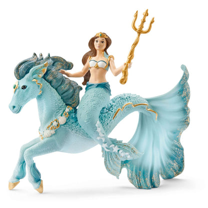 Schleich Animales y Dinosaurios Sirena Eyela y su caballito de mar coleccionable - Schleich SCH70594