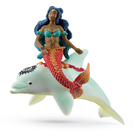 Schleich Animales y Dinosaurios Sirena Isabelle y su delfín coleccionable - Schleich SCH70719