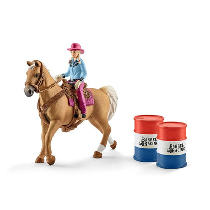 Schleich Animales y Dinosaurios Vaquera y carrera de obstáculos coleccionable - Schleich SCH41417