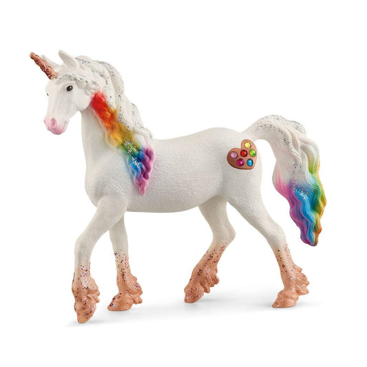 Schleich Animales y Dinosaurios Yegua de Unicornio arcoíris coleccionable - Schleich SCH70726