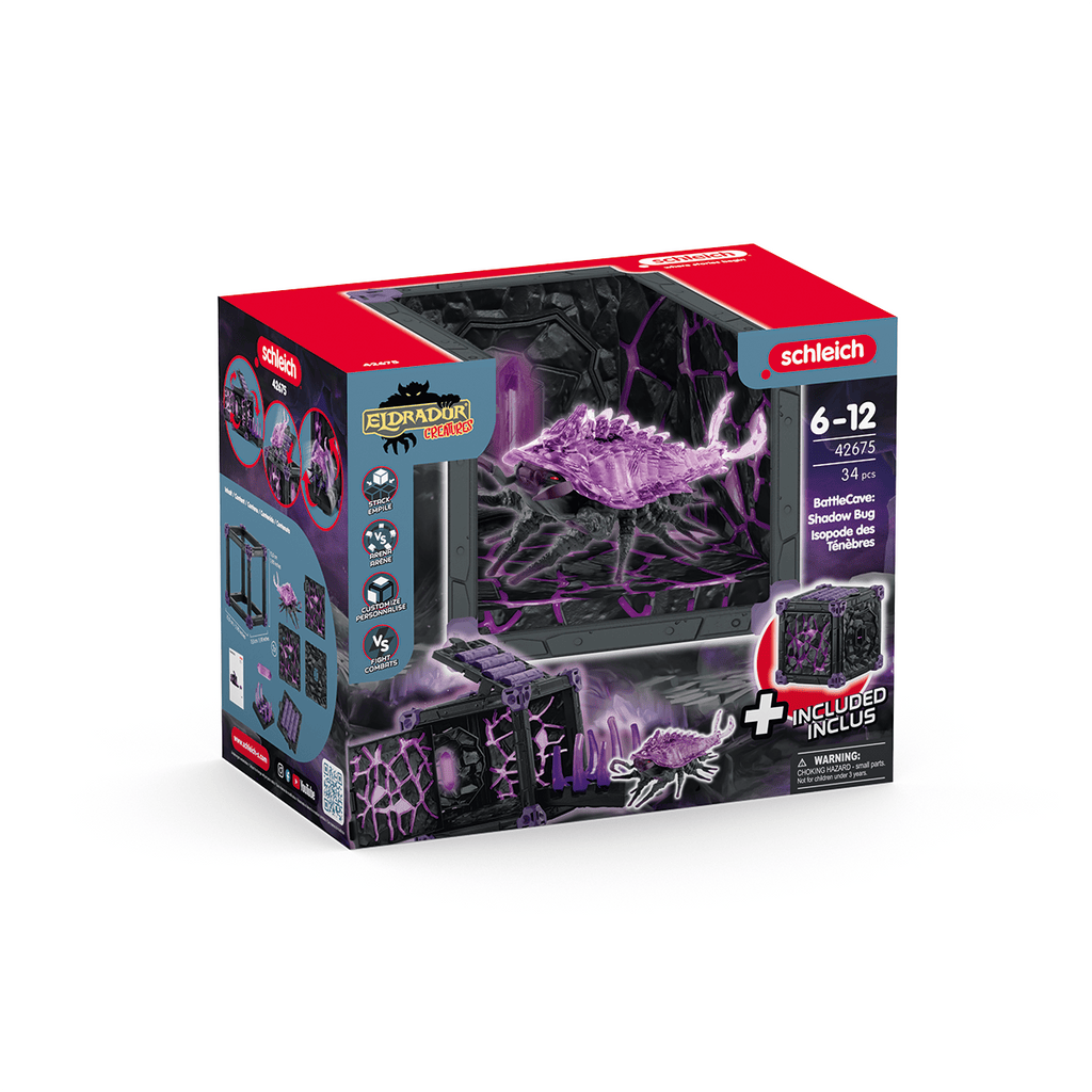 Schleich Figuras de colección BattleCave Isópodo de sombra coleccionable Eldrador - Schleich SCH42675