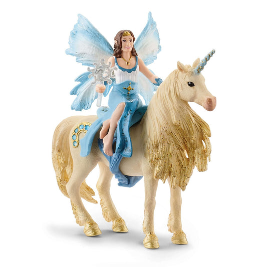 Schleich Figuras de colección Eyela en unicornio dorado coleccionable Bayala - Schleich SCH42508