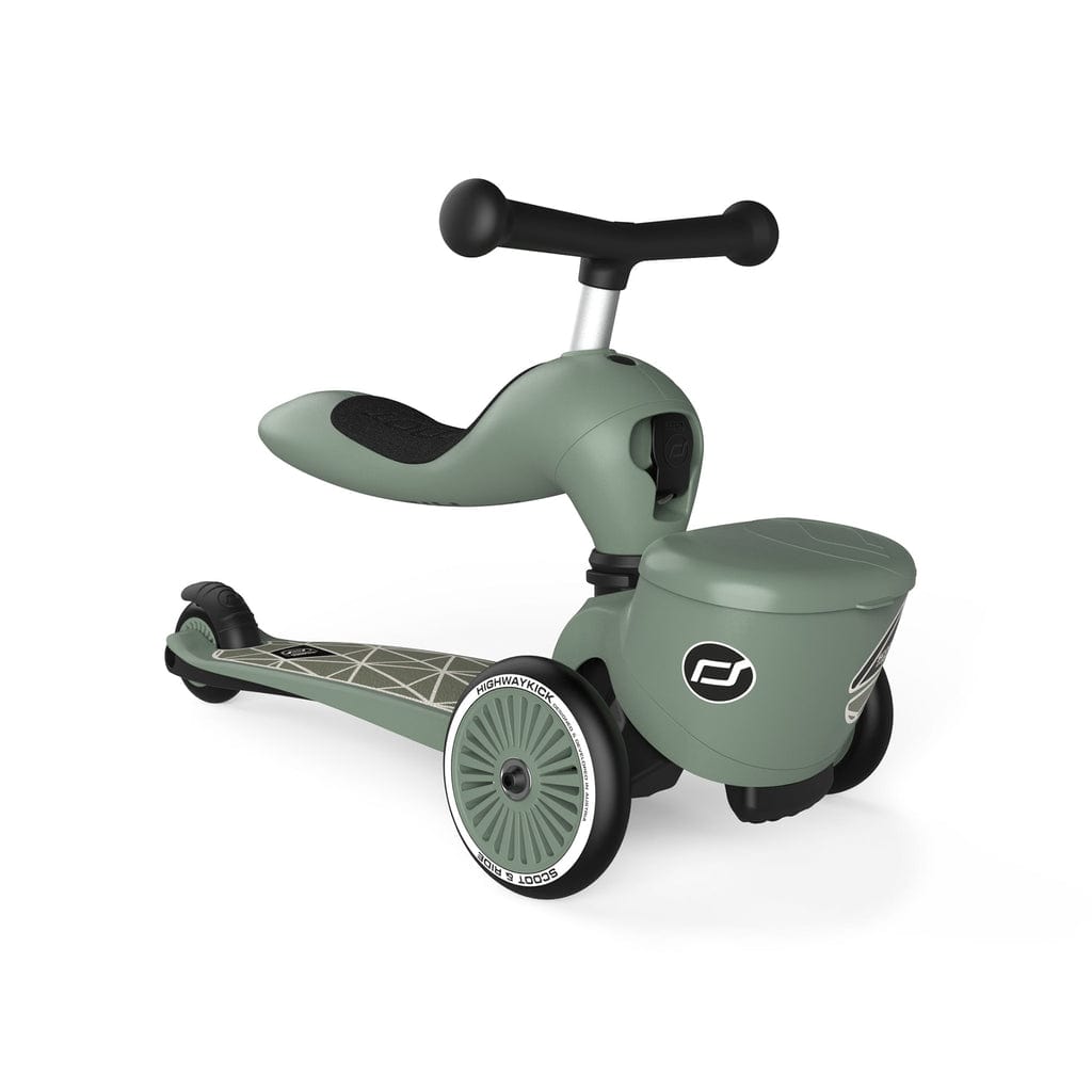 SCOOT AND RIDE Scooter Scooter 2 en 1 Highwaykick 1 LifeStyle Líneas Verdes S266