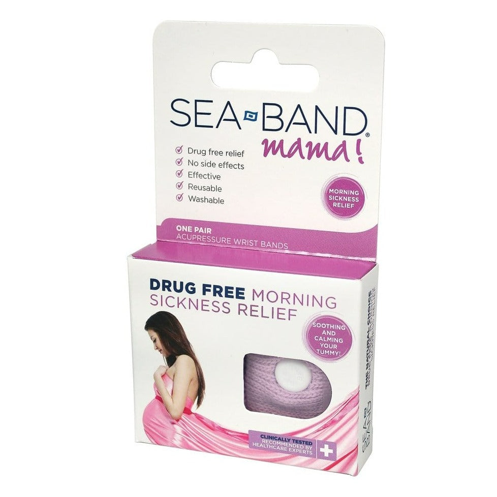 SEA BAND Seguridad 2 Pulseras anti-mareo Sea-Band Embarazadas Rosada SA6472