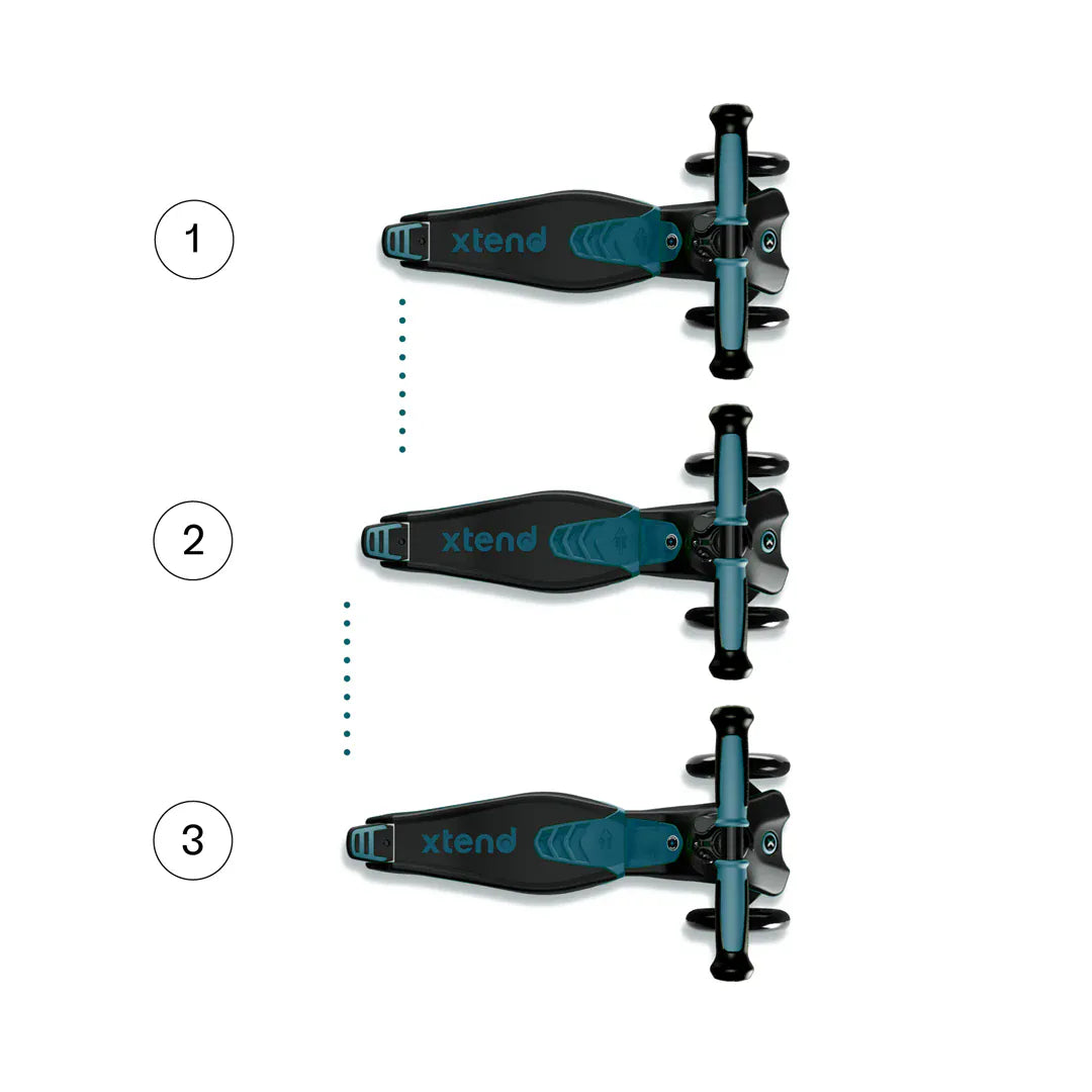 Smartrike Scooter Scooter 3 en 1 Xtend Ride On Teal - Smartrike SMTK2401305