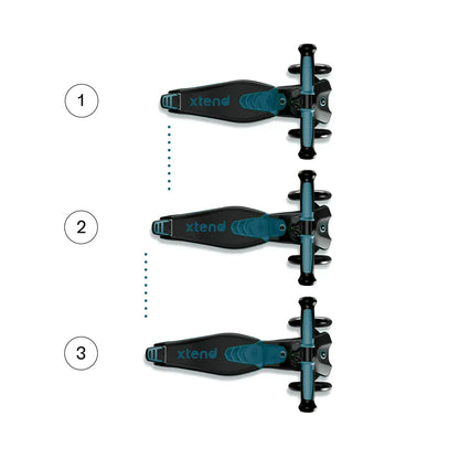 Smartrike Scooter Scooter 3 en 1 Xtend Ride On Teal - Smartrike SMTK2401305