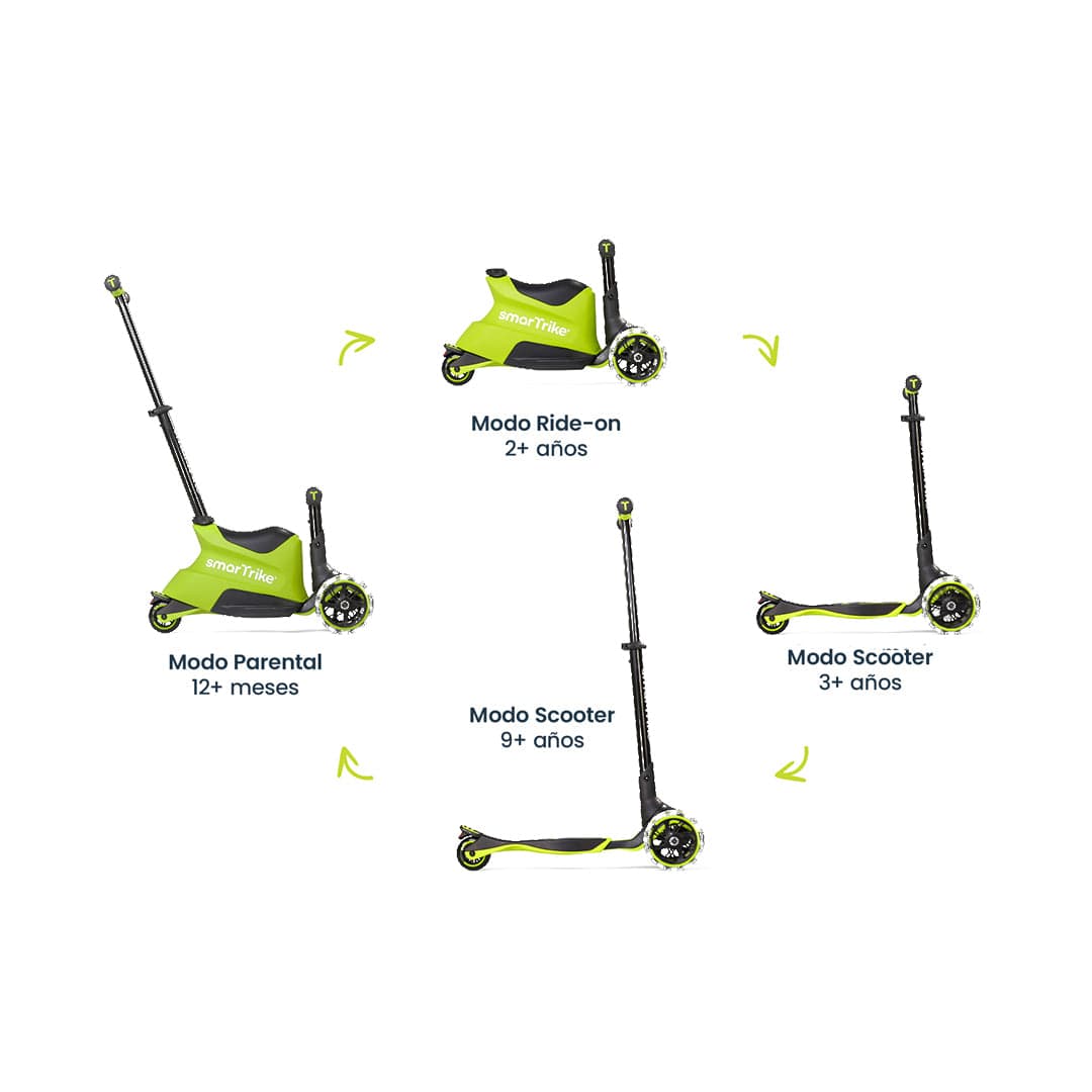 Smartrike Scooter Scooter Xtend Ride-on 3 en 1 (1-12 años) - Smartrike SMTK2401304