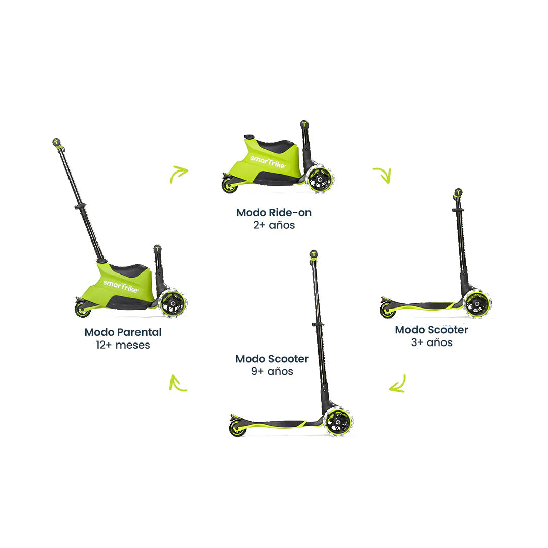 Smartrike Scooter Scooter Xtend Ride-on 3 en 1 (1-12 años) - Smartrike SMTK2401304