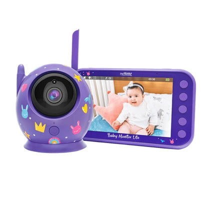 SoyMomo Monitor / Cámara para bebé Baby monitor lite morado - pantalla 4,3 - SoyMomo 7804679190153
