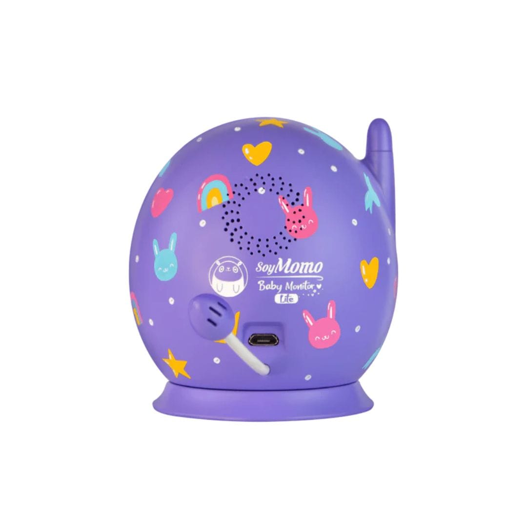 SoyMomo Monitor / Cámara para bebé Baby monitor lite morado - pantalla 4,3 - SoyMomo 7804679190153