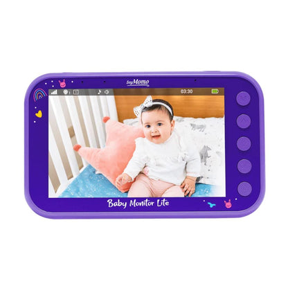 SoyMomo Monitor / Cámara para bebé Baby monitor lite morado - pantalla 4,3 - SoyMomo 7804679190153