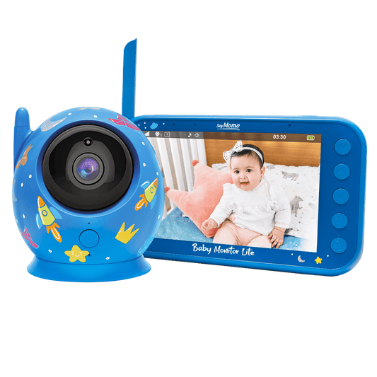 SoyMomo Seguridad Baby Monitor Lite Azul - Pantalla 4,3 SMHBML1BL