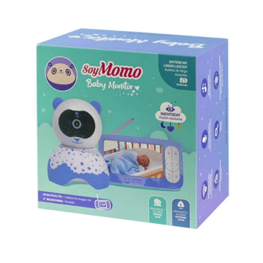 SoyMomo Seguridad Baby monitor Pro 1.0 V2 pantalla 5 pulgadas SMHBMP1DR