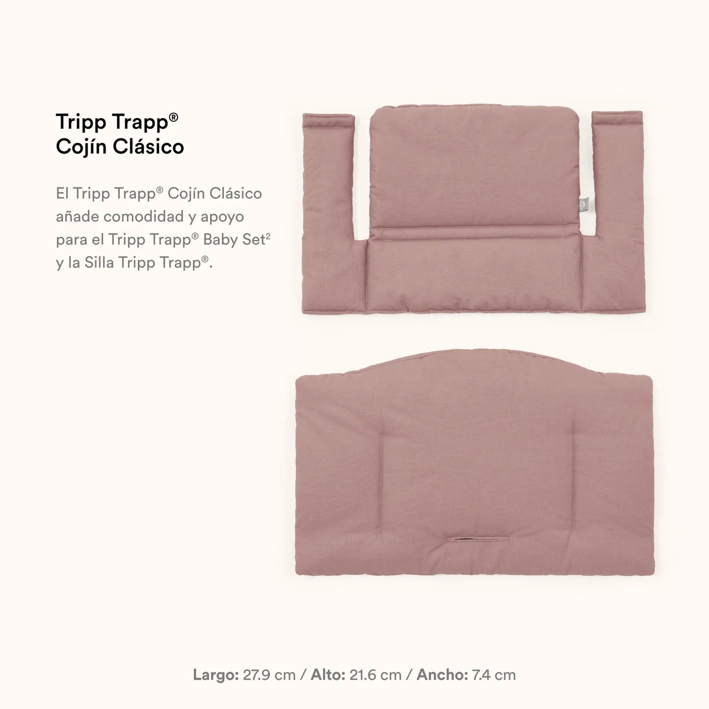 Stokke Sillas de comer Cojín Tripp Trapp Heather Mauve - Stokke 690004