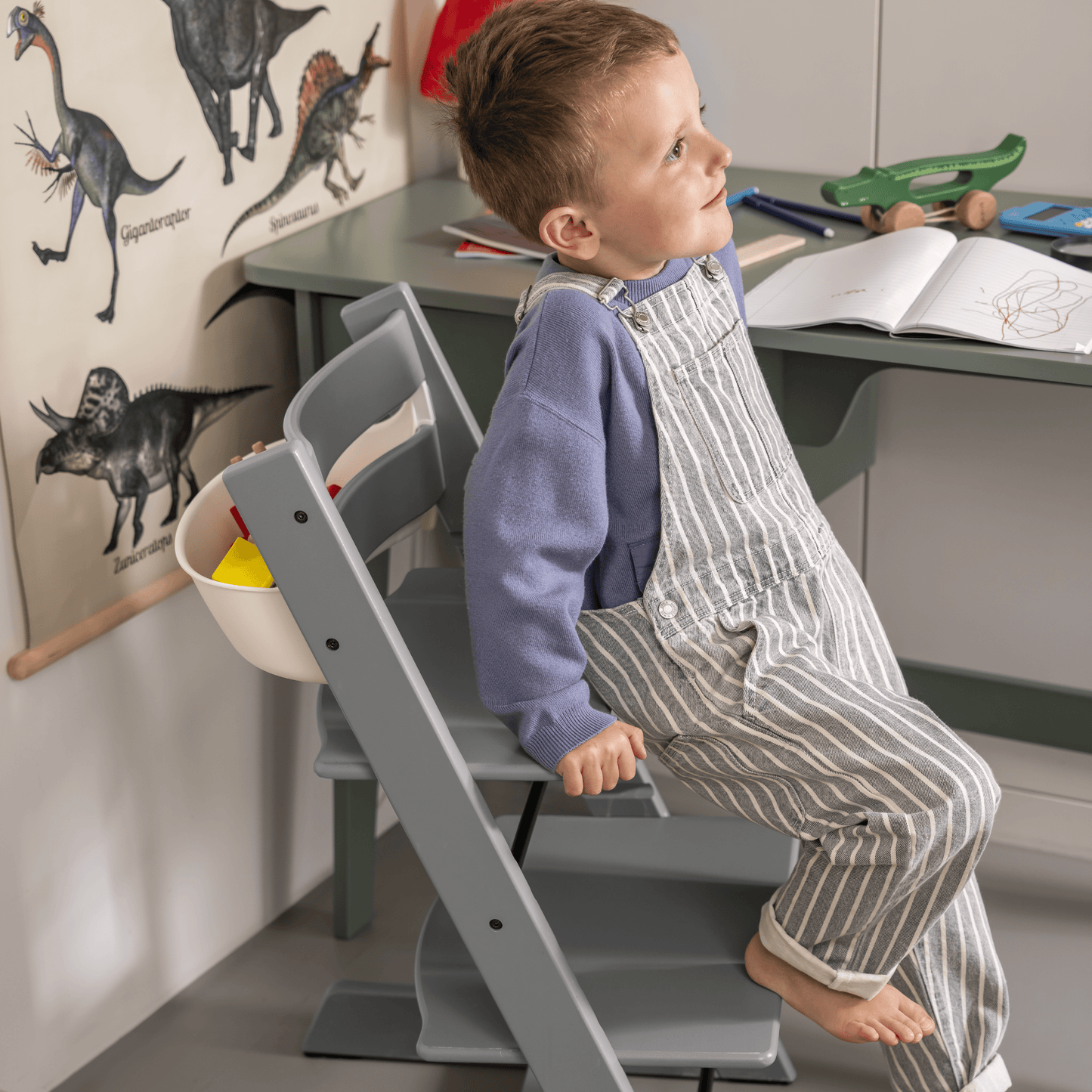 Stokke Sillas de comer Silla Tripp Trapp Storm Grey - Stokke 100125