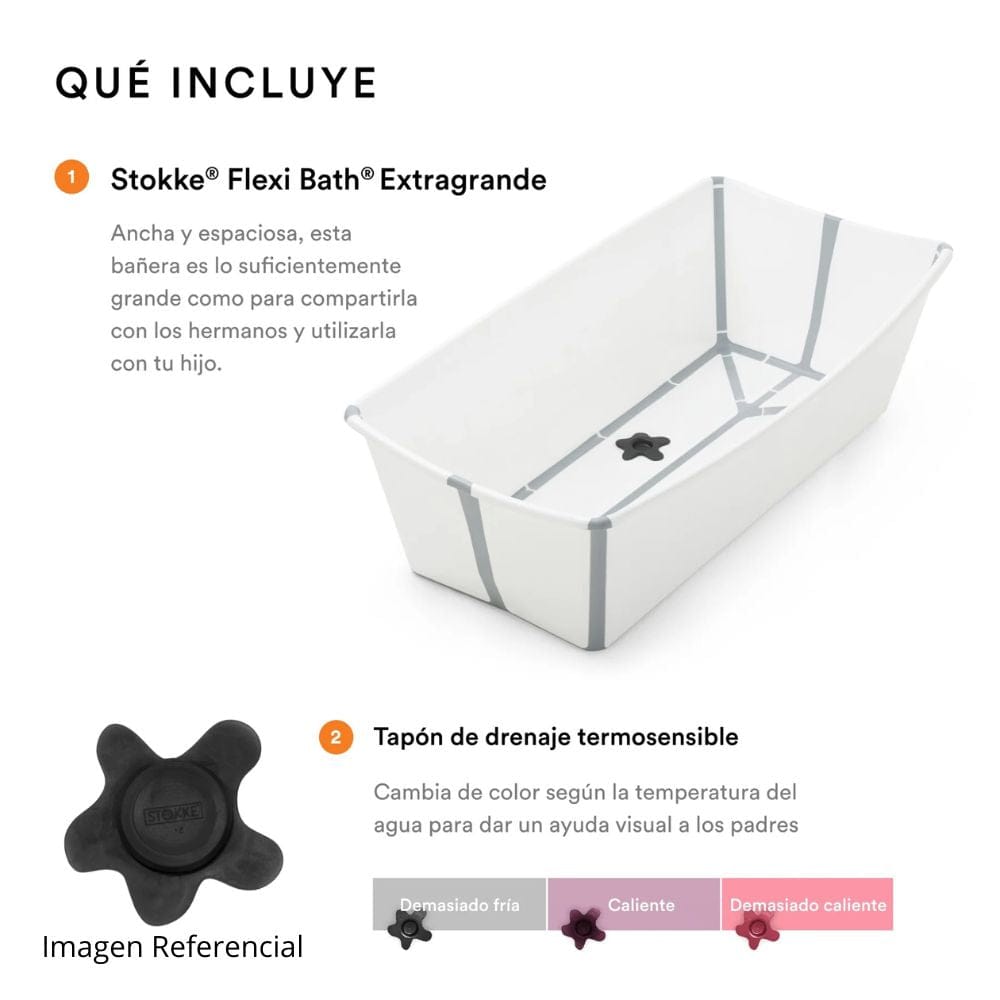 stokke tina Tina plegable para Bebé Flexi bath XL Sandy Beige - Stokke