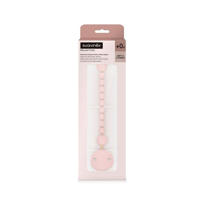Suavinex Accesorios bebé Porta Chupete de Silicona Nude 401524