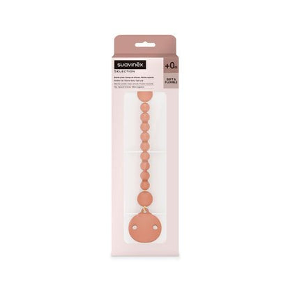 Suavinex Accesorios bebé Porta Chupete de Silicona Terracota 401519