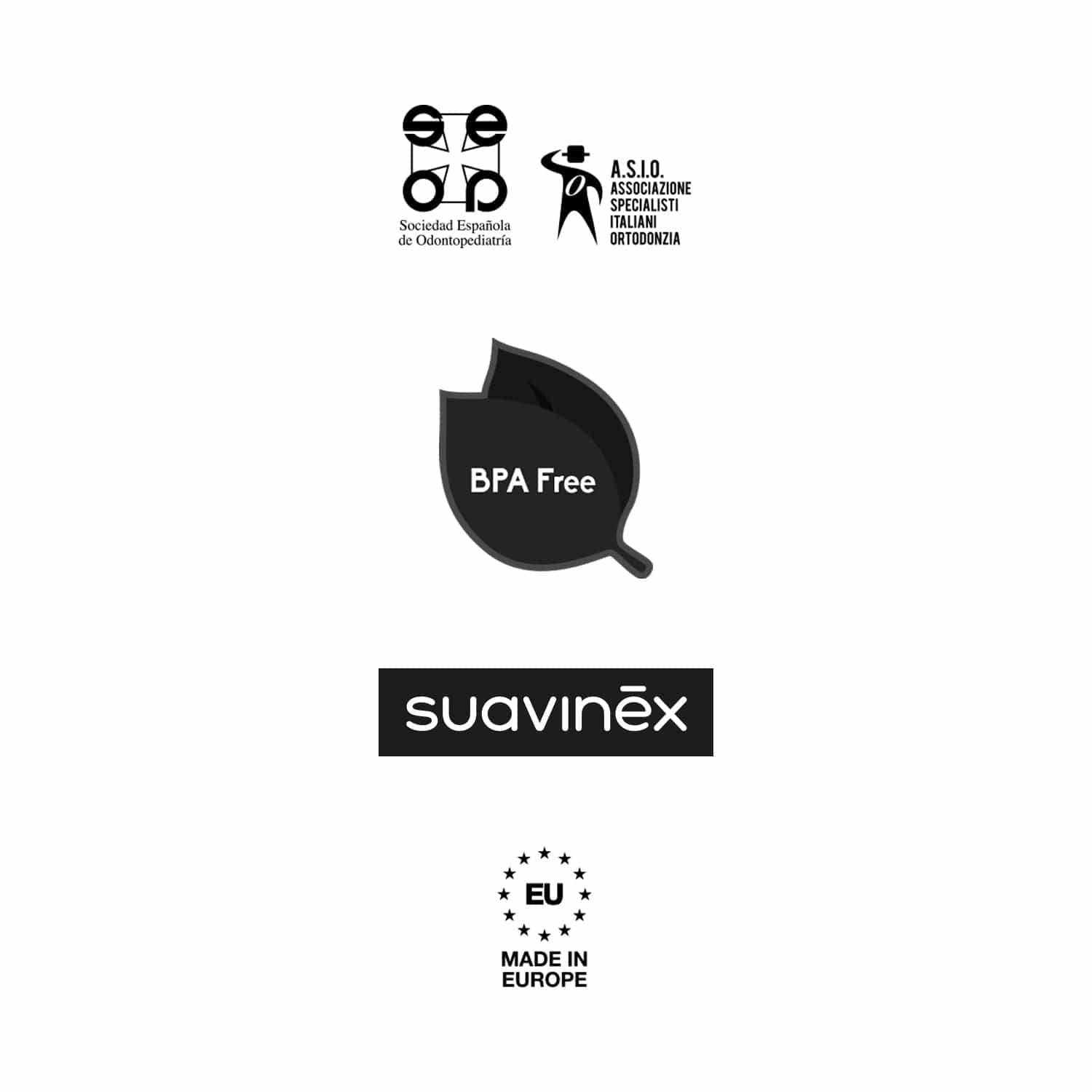 Suavinex Chupete Chupete x2 fisiológico silicona 6 - 18 meses Wonder Glou / Lake - Suavinex 308409