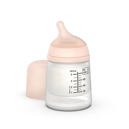 Suavinex Lactancia Materna Extractor de leche manual con mamadera Zero Zero- Suavenix 302466