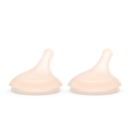 Suavinex Mamadera Pack de 2 Tetinas de silicona para mamadera anticólico Zero Zero flujo lento - Suavinex 308449