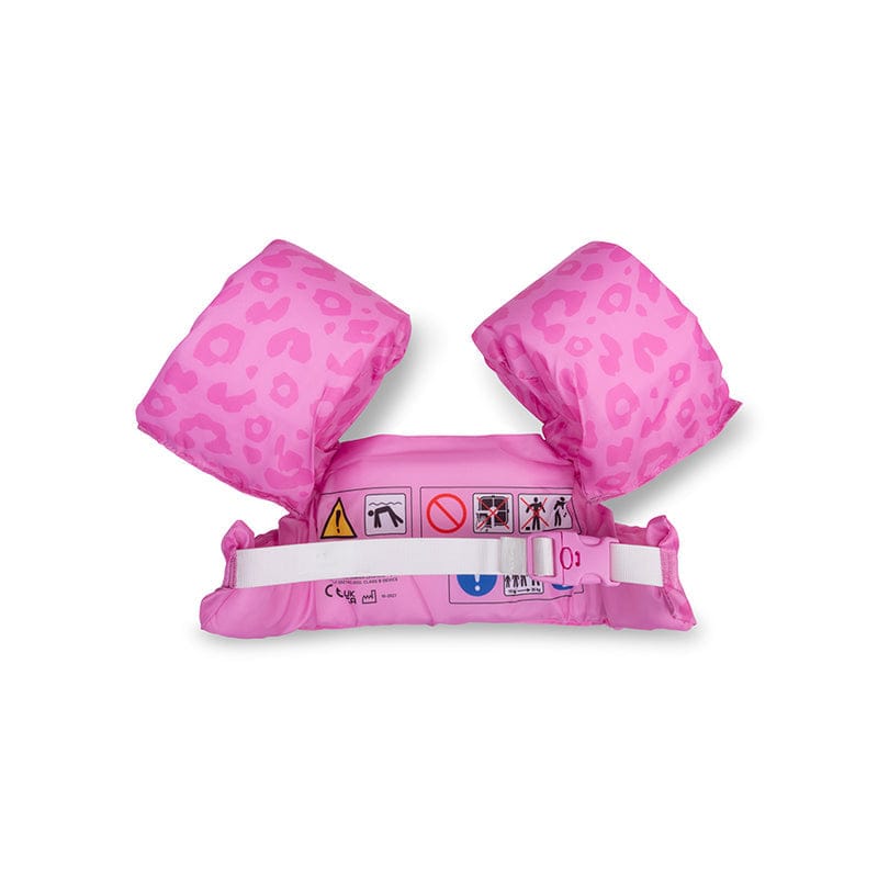 Swim Essentials Flotadores Chaleco con manguitos Leopardo rosa 2-6 años - Swim Essentials 2024SE1003
