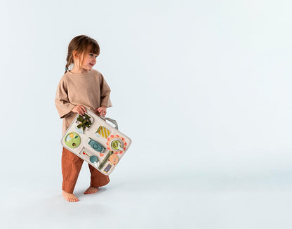 Taf Toys Juguetes de actividades para bebés Tablero de actividades Snapn Learn - Taf Toys 13485