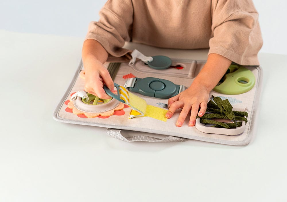 Taf Toys Juguetes de actividades para bebés Tablero de actividades Snapn Learn - Taf Toys 13485