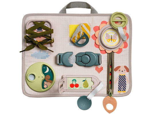 Taf Toys Juguetes de actividades para bebés Tablero de actividades Snapn Learn - Taf Toys 13485