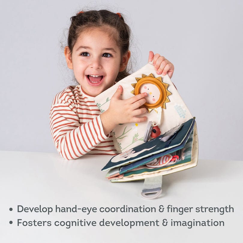 Taf Toys Libros de Tela Libro sensorial Fantasy Busy book - Taf Toys 13655