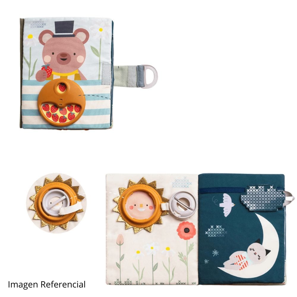 Taf Toys Libros de Tela Libro sensorial Fantasy Busy book - Taf Toys 13655